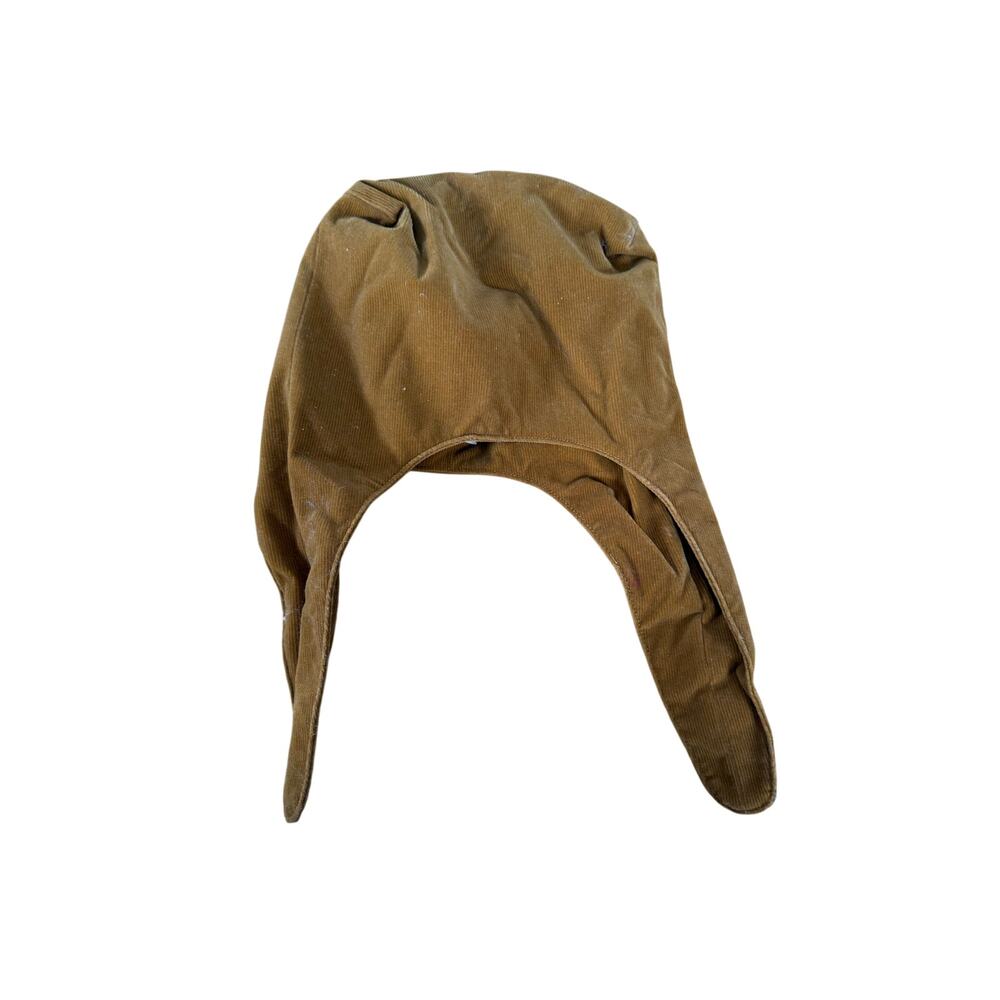 Merit Light Brown Corduroy Boxy‎ Bomber Hat Ear Flaps